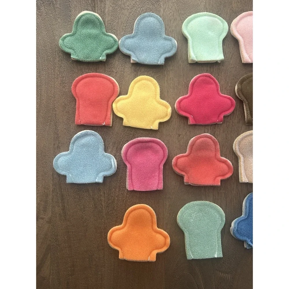 Vintage Lakeshore Toys To Grow On‎ Alphabet Finger Puppets Educational Rare